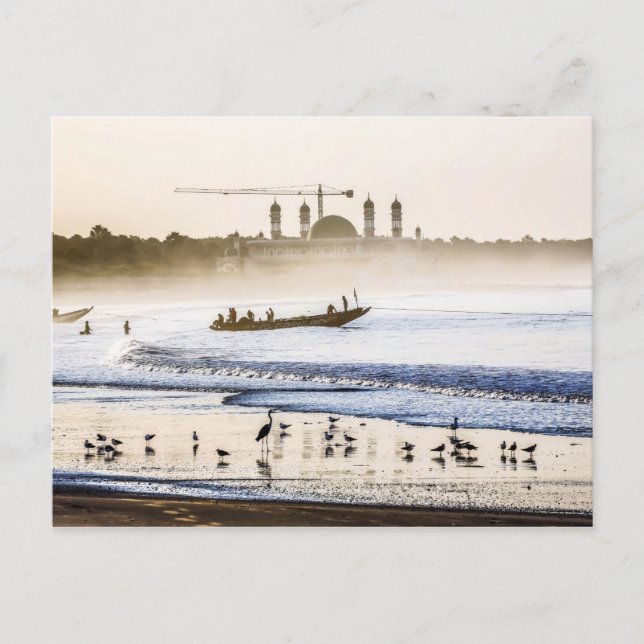 Gambia Sunrise Postcard (Front)