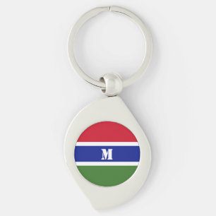 Gambian flag Keychain