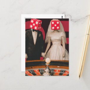 Gamble on Marriage Surreal Postcard