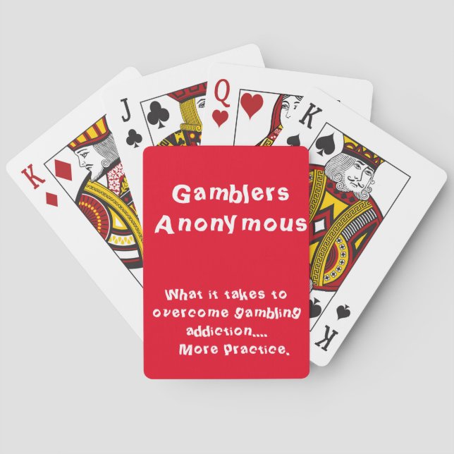 Gamblers Anonymous Playing Cards (Back)