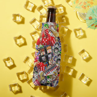 Gamblers Delight - Las Vegas Icons Bottle Cooler