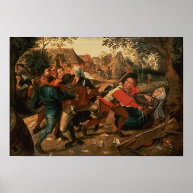 Gamblers Quarrelling Poster (Front)