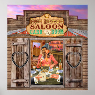 GAMBLIN' COWGIRL POSTER