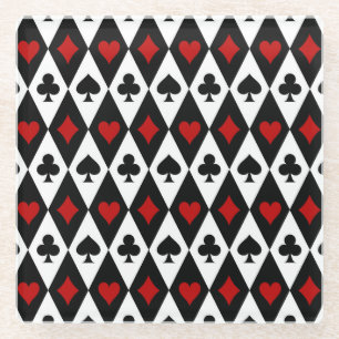 Gambling Blackjack Card Player Casino Las Vegas Glass Coaster