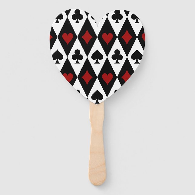 Gambling Blackjack Card Player Casino Las Vegas Hand Fan (Front)