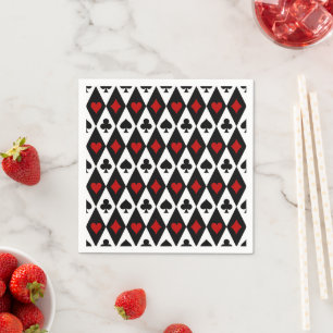 Gambling Blackjack Card Player Casino Las Vegas Napkin