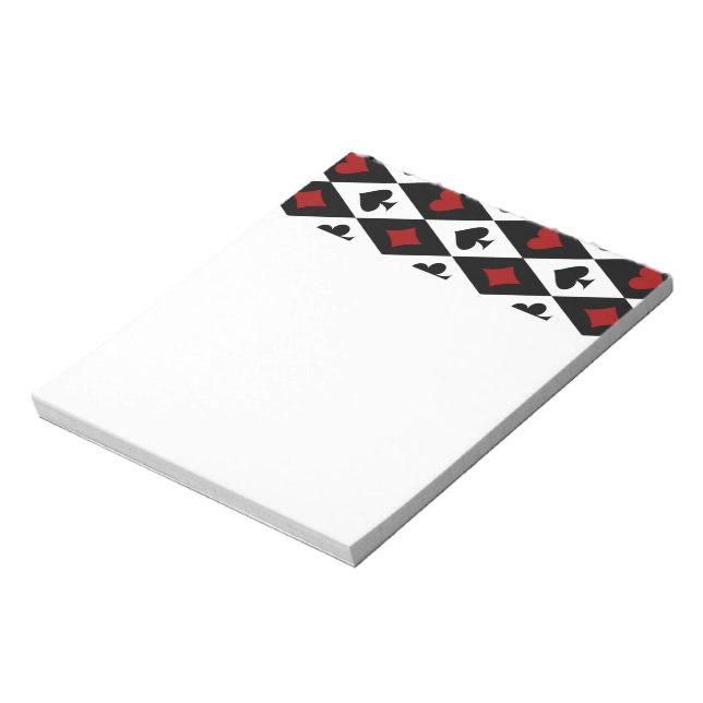 Gambling Blackjack Card Player Casino Las Vegas Notepad (Rotated)