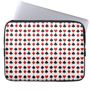 Gambling Cards Suits Laptop Sleeve