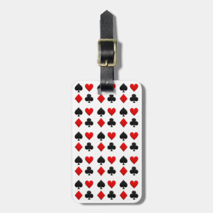 Gambling Cards Suits Luggage Tag