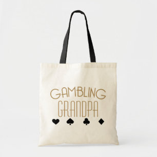 Gambling Grandpa Tote Bag