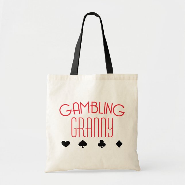 Gambling Granny Tote Bag (Front)