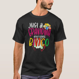 Gambling Lottery Retired Bingo Player Grandma Nana T-Shirt