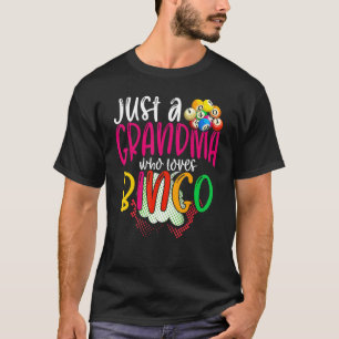 Gambling Lottery Retired Bingo Player Grandma Nana T-Shirt