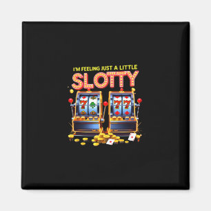 Gambling Lovers Lucky Slot Machine Casino Las Vega Magnet