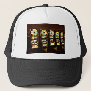 Gambling Machine One Armed Bandit Money Las Vegas Trucker Hat