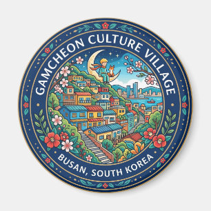 Gamcheon Culture Village South Korea Magnet