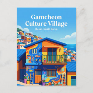 Gamcheon Culture Village South Korea Postcard