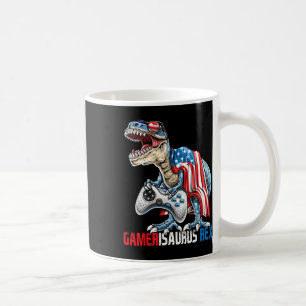 Game 4th Of July T Rex Dinosaur Amerisaurus Rex Bo Coffee Mug