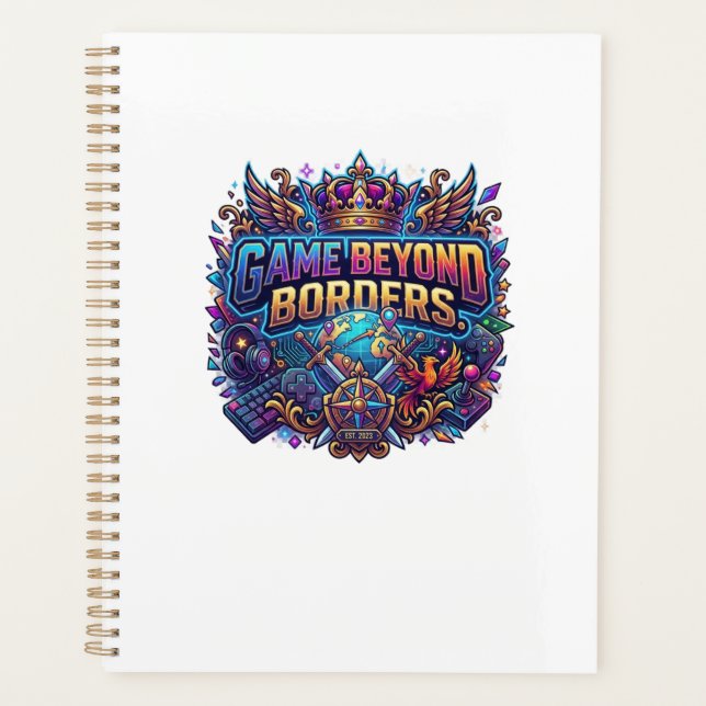 Game Beyond Borders – Unity Through Gaming T-Shirt Planner (Front)