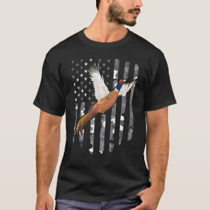 Game Bird Hunting Camouflage Pheasant Hunter Ameri T-Shirt