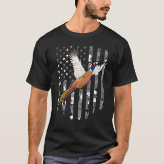 Game Bird Hunting Camouflage Pheasant Hunter Ameri T-Shirt