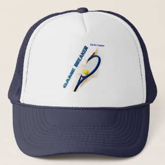 Game Breaker tennis motif Your name on the cap