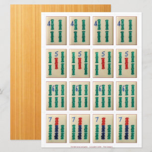 Game cards (4) – Bamboos 4–7