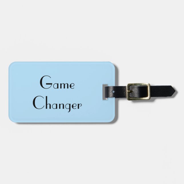 Game Changer Luggage Tag (Front Horizontal)