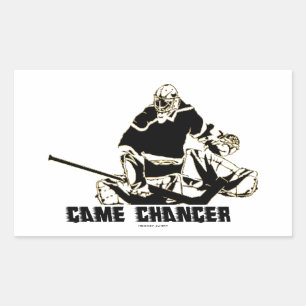 GAME CHANGER RECTANGULAR STICKER