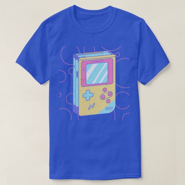 Game Console 90s Retro Gaming Nostalgia T-Shirt (Design Front)