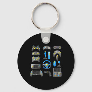 Game Control All The Things Video Game 1  Key Ring