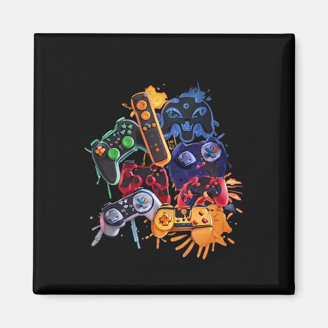 Game Control All The Things Video Game Controller  Magnet (Front)