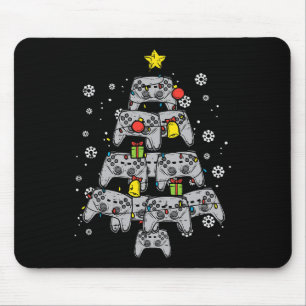 Game Controller Christmas Tree Xmas Boy Men Youth Mouse Pad