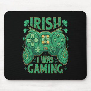 Game Controller Irish Gamer Boys St Patricks Day Mouse Pad