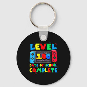 Game Controller Level 100 Days Of School Complete Key Ring