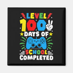 Game Controller Level 100 Days Of School Complete Magnet