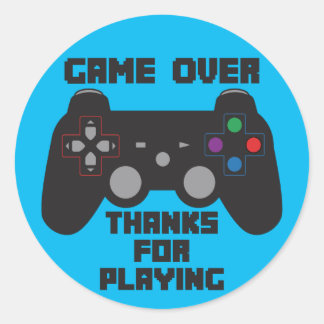 Game Controller Party Favour Sticker