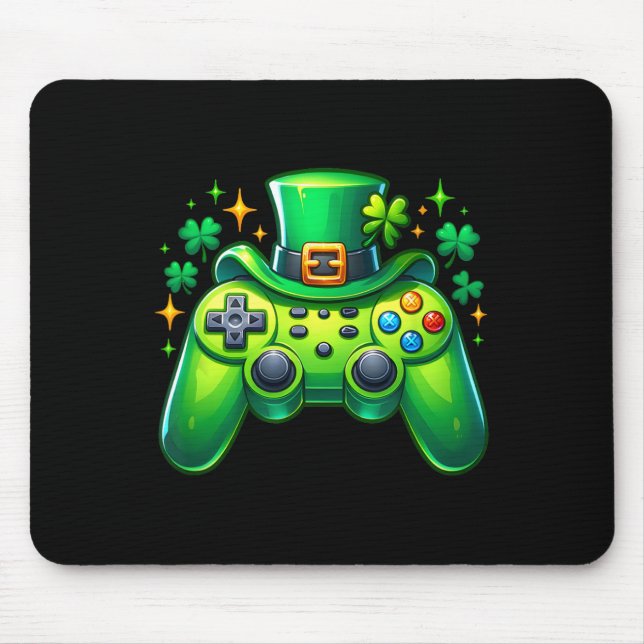 Game Controller St Patricks Day Gamer Irish Boys M Mouse Pad (Front)