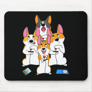 Game Corgi Video Game Graphic Gamer Meme Gaming  Mouse Pad