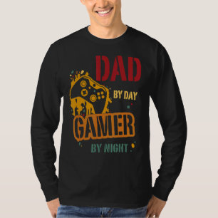 Game Dad Father's Day  Dad By Day Gamer By Night G T-Shirt