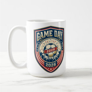 Game Day 2026 Soccer Mug Football Fan Coffee Cup