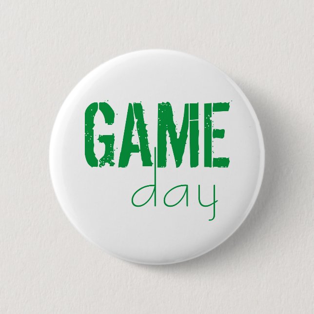 Game Day 6 Cm Round Badge (Front)