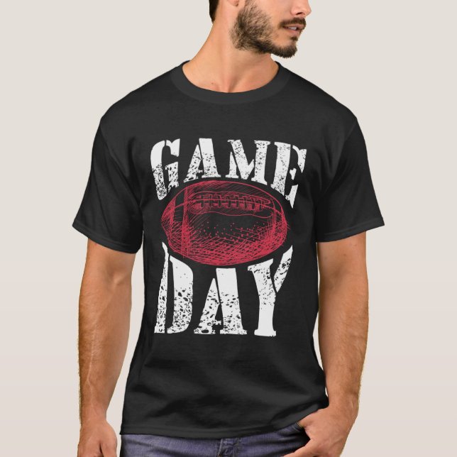 Game Day American Football T-Shirt (Front)