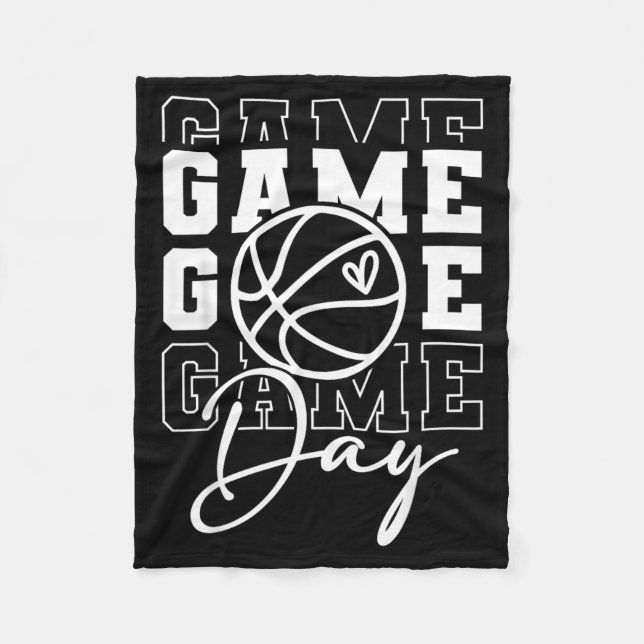 Game Day Basball Fleece Blanket (Front)