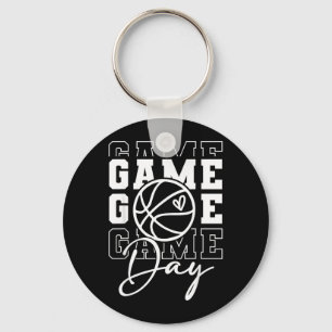 Game Day Basball Key Ring