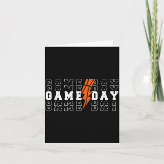 Game Day Basball Lightning Sport Player Coach Card