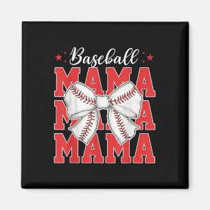 Game Day Baseball Mum Mother Baseball Mama Coquett Magnet