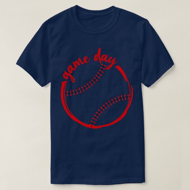 Game Day Baseball T-Shirt (Design Front)