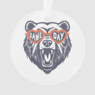 Game Day Bear  Ornament