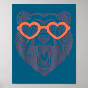 Game Day Bear  Poster